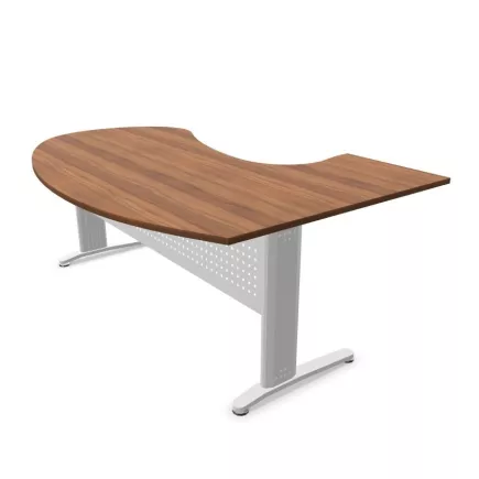STAR│Gamme bureau compact arrondi 90° avec voile de fond structurel