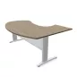 STAR│Gamme bureau compact arrondi 90° avec voile de fond structurel STAR│Gamme bureau compact arrondi 90° avec voile de fond structurel