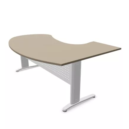 STAR│Gamme bureau compact arrondi 90° avec voile de fond structurel