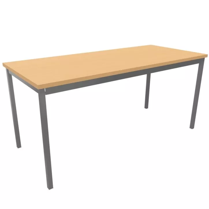 RENCONTRE│Table modulaire sur 4 pieds et structure assortie