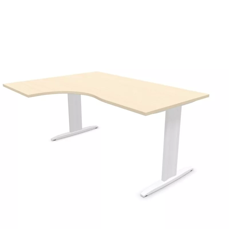 IDOL│bureau Compact 90° avec retour L160 ou 180 cm