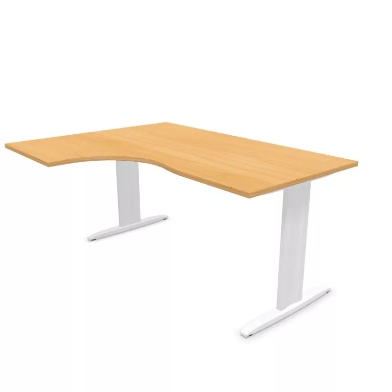 IDOL│bureau Compact 90° avec retour L160 ou 180 cm