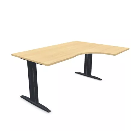 IDOL│bureau Compact 90° avec retour L160 ou 180 cm