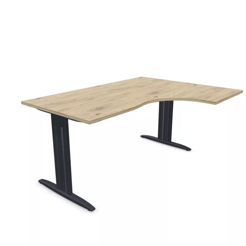 IDOL│bureau Compact 90° avec retour L160 ou 180 cm