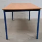 POLYVALENTE│Table modulaire 160 x 80│Poirier cuivré / Bleu POLYVALENTE│Table modulaire 160 x 80│Poirier cuivré / Bleu