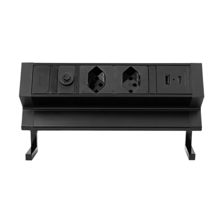 STEFFEN│ALU DESK NOIR