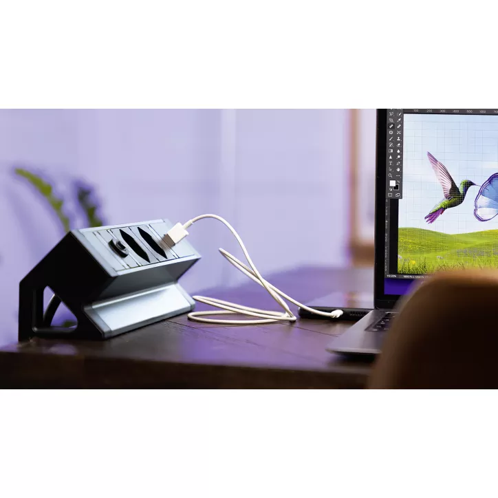 STEFFEN│ALU DESK NOIR