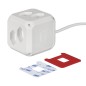 STEFFEN│Cube Multiprises Blanc USB A