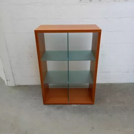 TECNO│Etagère en bois et verre