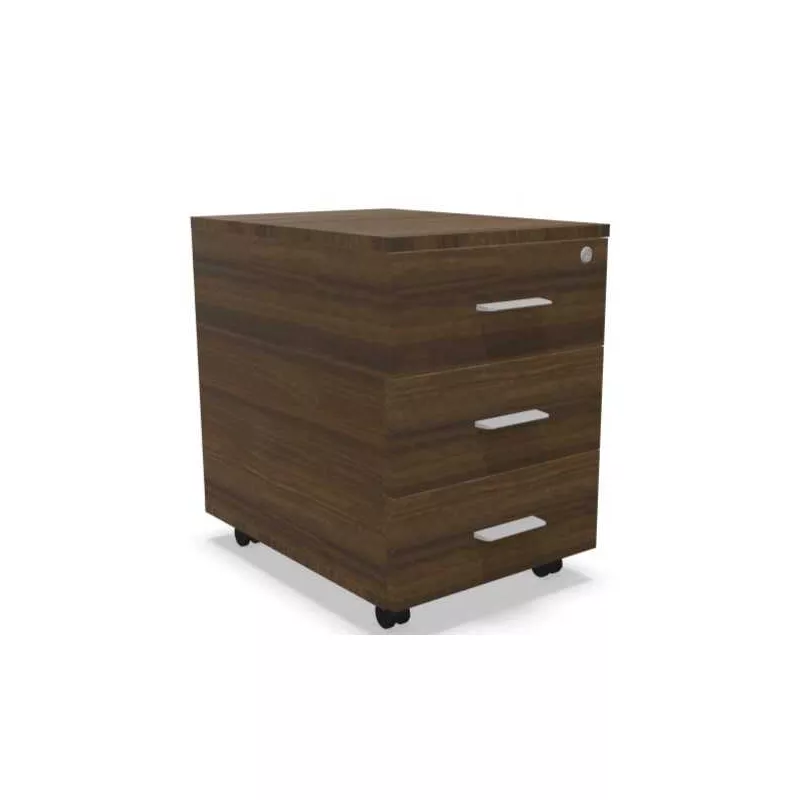 MELINA│Caisson 2 ou 3 tiroirs mélaminé sous bureau