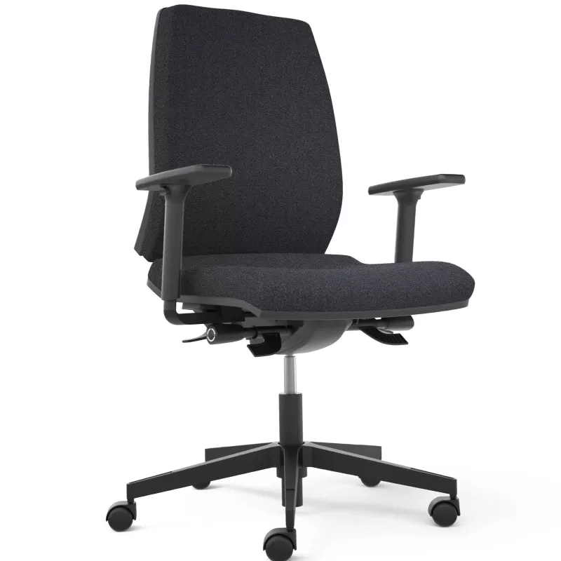 OPUS TISSU|Fauteuil de travail|synchrone ergonomique -accoudoirs 4D