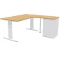 IDOL│PACK Bureau L 160 ou 180 cm + Caisson 3-4 tiroirs