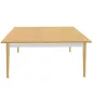 ROBIN│Bureau structure partagée pied bois massif
