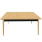 ROBIN│Gamme bureau structure partagée pied bois massif