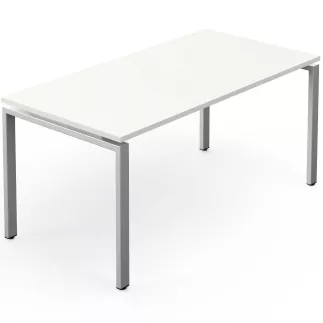 CONECT│Bureau droit pied arche acier Profondeur 80 cm