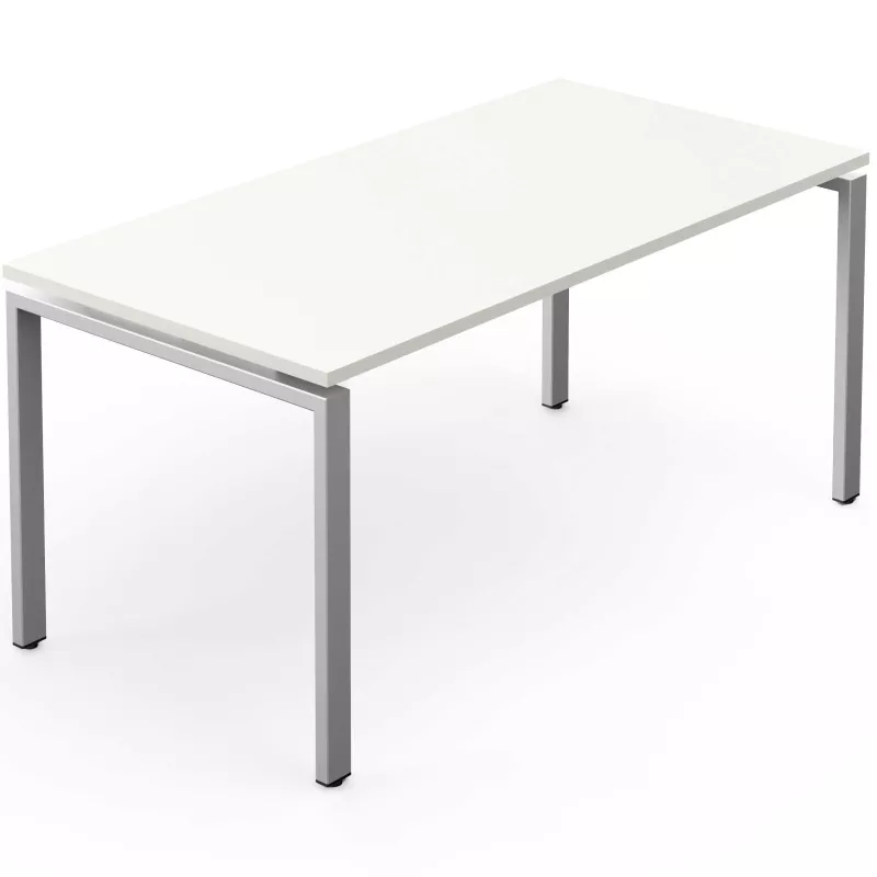 CONECT│Bureau droit pied arche acier Profondeur 80 cm CONECT│Bureau droit pied arche acier Profondeur 80 cm