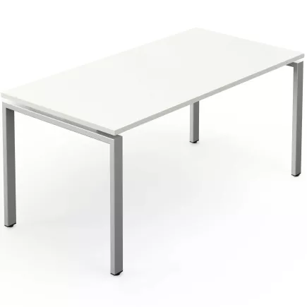 CONECT│Bureau droit pied arche acier Profondeur 80 cm