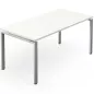CONECT│Bureau droit pied arche acier Profondeur 80 cm CONECT│Bureau droit pied arche acier Profondeur 80 cm