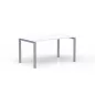 CONECT│Bureau droit pied arche acier Profondeur 80 cm CONECT│Bureau droit pied arche acier Profondeur 80 cm