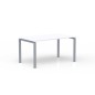 CONECT│Gamme bureau droit pied arche acier Profondeur 80 cm CONECT│Gamme bureau droit pied arche acier Profondeur 80 cm