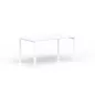 CONECT│Bureau droit pied arche acier Profondeur 80 cm CONECT│Bureau droit pied arche acier Profondeur 80 cm