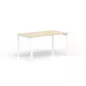CONECT│Bureau droit pied arche acier Profondeur 80 cm CONECT│Bureau droit pied arche acier Profondeur 80 cm