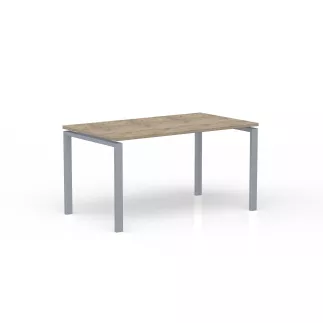 CONECT│Gamme bureau droit pied arche acier Profondeur 80 cm
