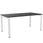 CONECT│Bureau droit pied arche acier Profondeur 80 cm CONECT│Bureau droit pied arche acier Profondeur 80 cm