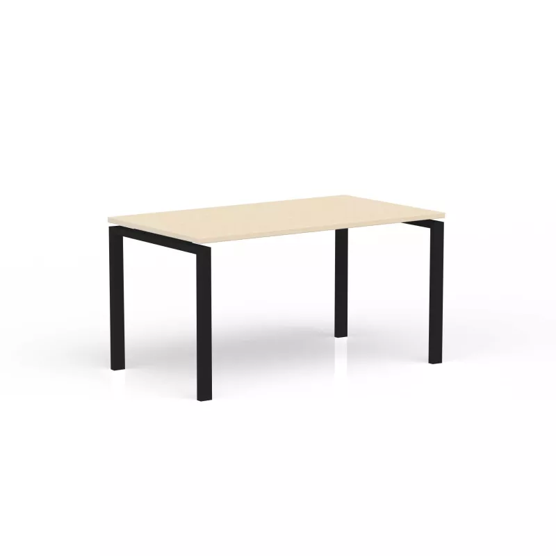 CONECT│Gamme bureau droit pied arche acier Profondeur 80 cm