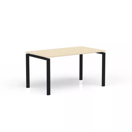 CONECT│Gamme bureau droit pied arche acier Profondeur 80 cm