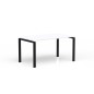 CONECT│Gamme bureau droit pied arche acier Profondeur 80 cm CONECT│Gamme bureau droit pied arche acier Profondeur 80 cm