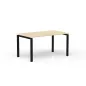 CONECT│Bureau droit pied arche acier Profondeur 80 cm CONECT│Bureau droit pied arche acier Profondeur 80 cm