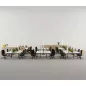 CONECT│Bureau structure partagée pied acier
