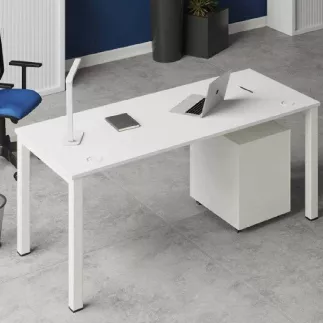 ARIAL│Bureau droit éco pied arche acier