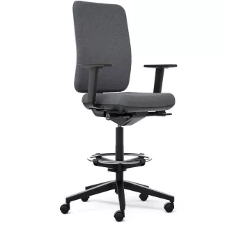 OSCAR 2 TISSU│Fauteuil dessinateur accoudoirs