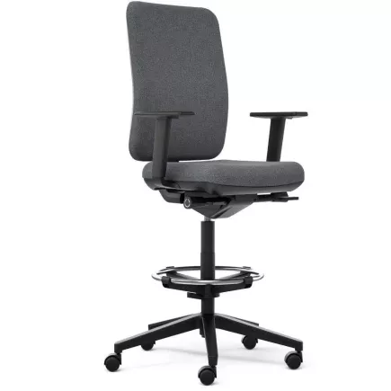 OSCAR 2 TISSU│Fauteuil dessinateur accoudoirs