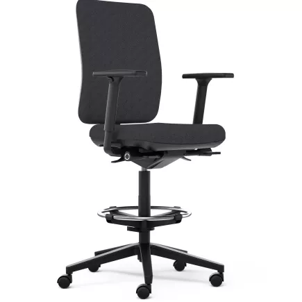 OSCAR 2 TISSU│Fauteuil dessinateur accoudoirs