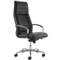 MANHATTAN│Fauteuil de direction Cuir│Noir/Chromé MANHATTAN│Fauteuil de direction Cuir│Noir/Chromé