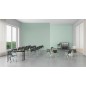 EMI│Chaise de collectivité assise fixe empilable│Noir/Chromé EMI│Chaise de collectivité assise fixe empilable│Noir/Chromé