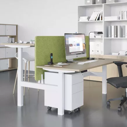 ENVOL EVO PARTAGE│Bureaux électriques 4 moteurs - 4 mémoires de position - USB A+C