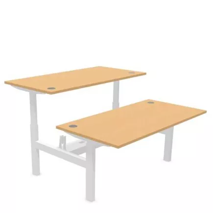 ENVOL EVO PARTAGE│Bureaux électriques 4 moteurs - 4 mémoires de position - USB A+C