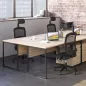STRICTO│Bureaux structure partagée - 2 postes - profondeur 160 cm