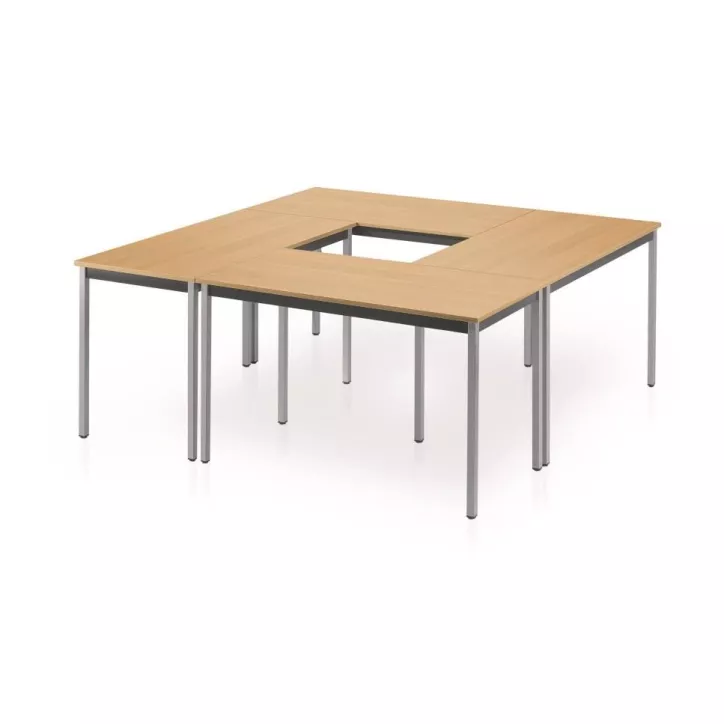 POLYVALENTE-TMR│Table modulaire L 120 à180 cm