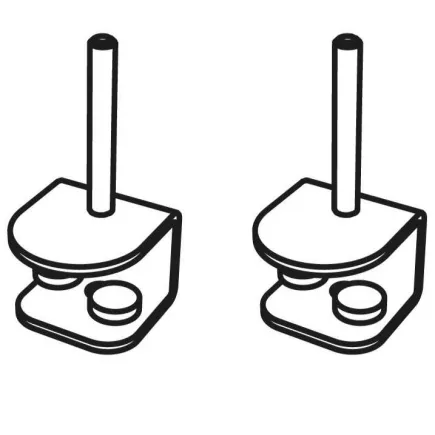TWINS│JEU DE 2 Pinces panneaux écran - poste individuel