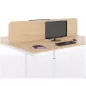 TWINS│Panneau écran L 160 cm mélaminé avec pinces incluses