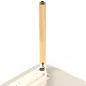 KARL DIRECTION│Bureau de direction plateau droit │Bois noir / Chêne massif