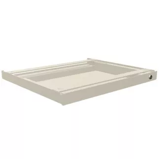KARL TIROIR│Hauteur 4.8 cm│Avec serrure et 2 clefs│Fixation sous bureau│2 compartiments