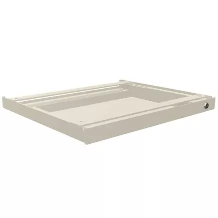 KARL TIROIR│Hauteur 4.8 cm│Avec serrure et 2 clefs│Fixation sous bureau│2 compartiments