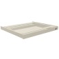 KARL TIROIR│Hauteur 4.8 cm│Avec serrure et 2 clefs│Fixation sous bureau│2 compartiments