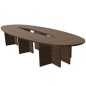 MODULO│Table de conférence Elliptique panneau 10 à 18 personnes plateau 38mm MODULO│Table de conférence Elliptique panneau 10 à 18 personnes plateau 38mm